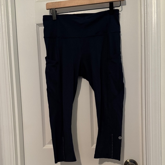 Lululemon Athletica Navy Leggings - Picture 1 of 4